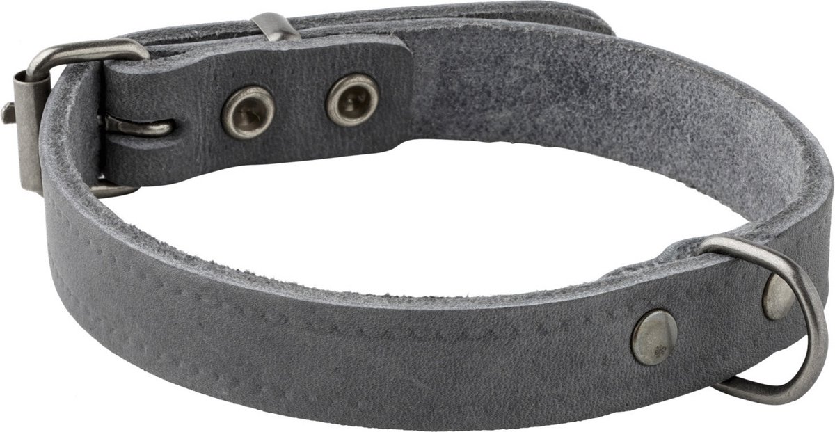 Adori Halsband Vetleder Met Print Grijs - Hondenhalsband - 45x1.8 cm