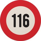Bierviltjes 116 jaar | Bierviltjes 20 stuks | Bierviltjes verjaardag| Bierviltjes gefeliciteerd