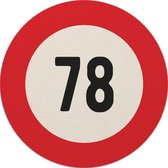 Bierviltjes 78 jaar | Bierviltjes 20 stuks | Bierviltjes verjaardag| Bierviltjes gefeliciteerd