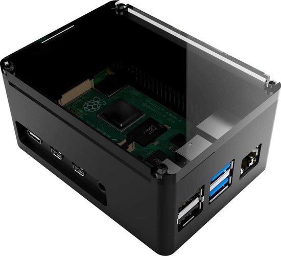 Boîtier Pour Raspberry Pi 4 Model B, Raspberry Pi Boîtier Avec