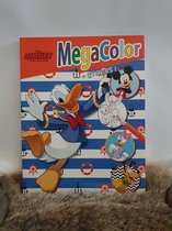 Megacolor kleurboek Disney Mickey mouse en vrienden oranje