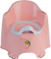 Kinder plaspotje - WC potje met deklseltje - Zindelijkheid trainen - Binnenpot Uitneembaar - Makkelijk schoonmaken - Kleur ROOS