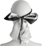 Banoch | Blinddoek Zwart/Wit - zacht 150 cm 8 cm breed