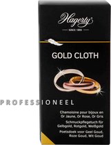 Hagerty gouden poetsdoek, stof om gouden sieraden te reinigen en te onderhouden 30x36cm