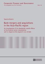 Corporate Finance and Governance- Bank mergers and acquisitions in the Asia-Pacific region