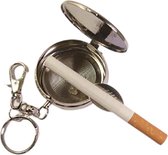 Draagbare asbak - asbak metaal - Pocket asbak - Zak asbak - Pocket ashtray - Portable ashtray