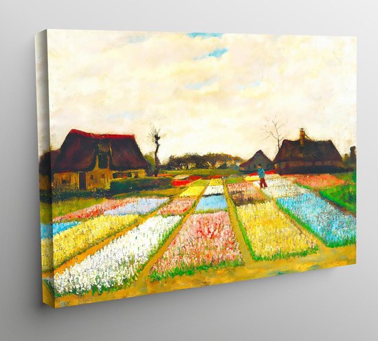 Canvas Bollenvelden - Vincent van Gogh - 70x50cm