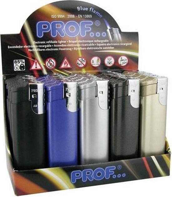 Briquet Tempête MIIVII - Flamme Rouge Réglable Et Anti-vent - Rechargeable (gaz Non Inclus)