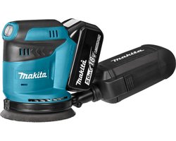 Makita DBO180RTJ 18V Accu 125 Mm Excenter Schuurmachine 2x 5.0Ah In Mbox