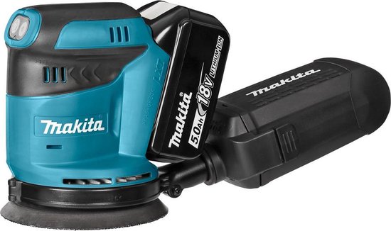 Pikken koppeling Slordig Makita DBO180RTJ 18V Accu 125 Mm Excenter Schuurmachine 2x 5.0Ah In Mbox |  bol.com