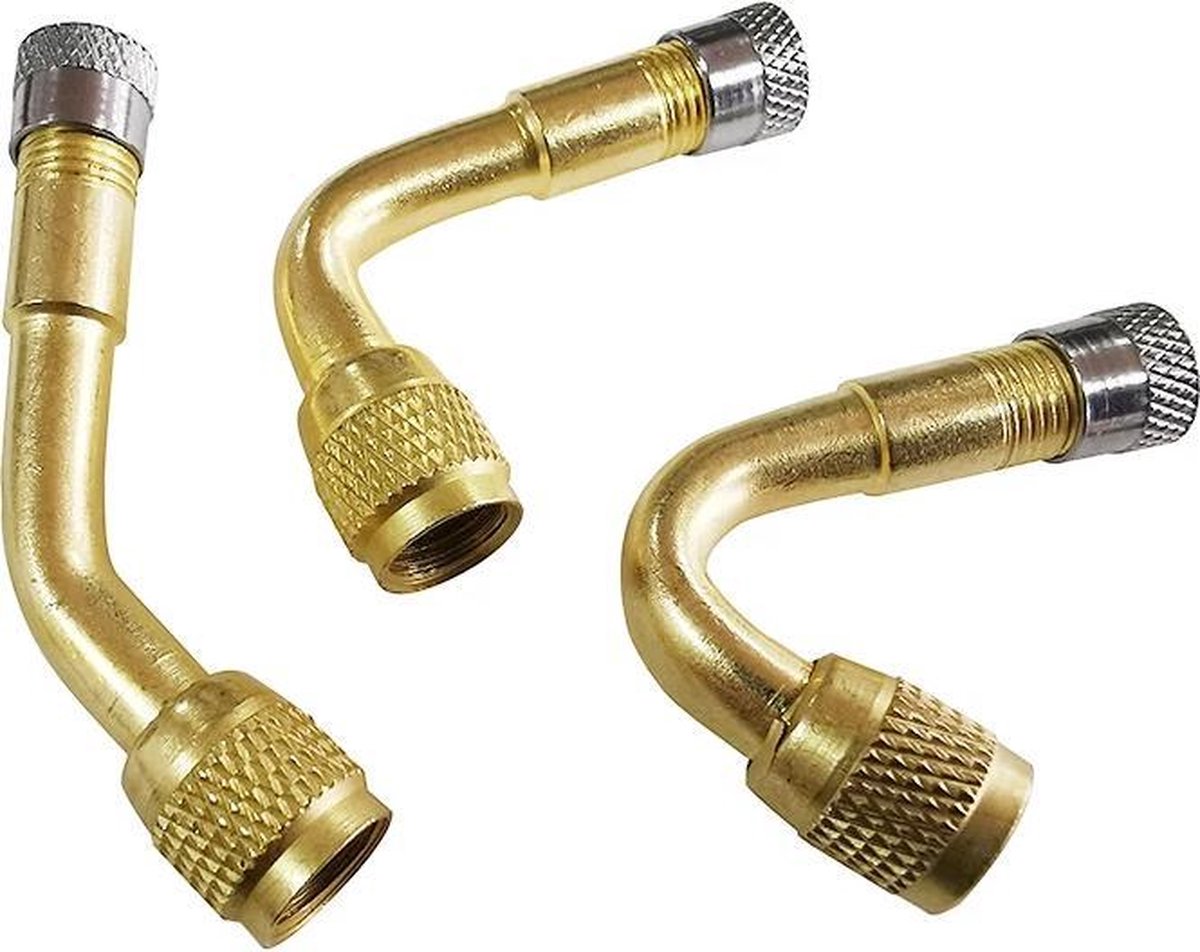 TT-produits extension de valve 135° cuivre incl bouchon de valve