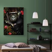 Poster Light Gorilla - Papier - Meerdere Afmetingen & Prijzen | Wanddecoratie - Interieur - Art - Wonen - Schilderij - Kunst