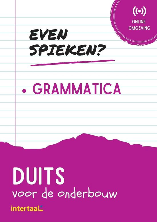 Even Spieken - Grammatica Duits voor de onderbouw (+ online oefeningen)