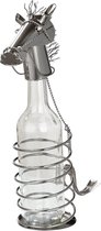 flessenhouder paard - metalen paard - 18x11,5x19 cm