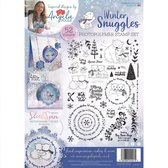 Angela Poole Clear stamp - Winter - A4 - Set van 52 stempels