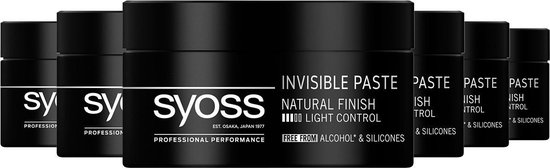 SYOSS Styling Invisible Hold Paste 6x 100ml - Grootverpakking | bol.com