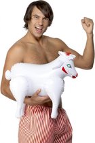 2x petit mouton/agneau gonflable 17,5 cm