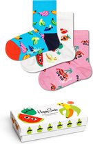 Happy Socks XKFRU08-0200 Kids Fruit Socks Gift Set - 2-3Y