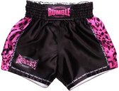 Rumble Kickboks Broekje RS-85 L Panter Roze