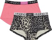 Vingino Animal 2 Pack Meisjes Onderbroek - Maat 104