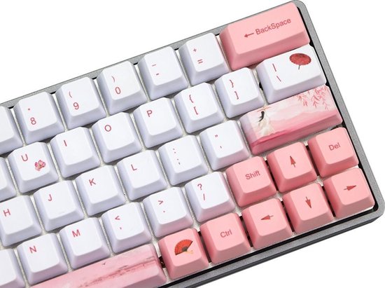 all pink keycaps