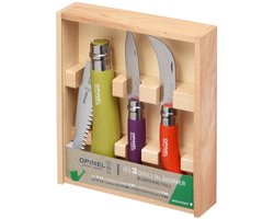 Opinel Garden Tuinierset 3-delig - Snoeimes – Tuinmes – Snoeizaag