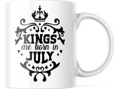 Verjaardag Mok Kings are born in july