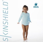 Skinshield by Vapor Apparel - UPF 50+ UV-zonbeschermend Toddler performance T-Shirt, Unisex, Arctic Blue, lichtblauw lange mouwen - 98 -3T