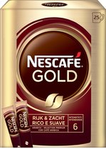 Nescafé Gold oploskoffie - 6 doosjes à 25 zakjes