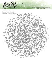 Vortex of Hearts Clear Stamps (BB-125)