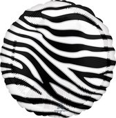 Helium Ballon Zebra print | 45 cm