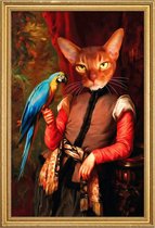 JUNIQE - Poster met houten lijst Little Prince -30x45 /Kleurrijk