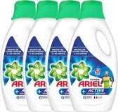 Ariel Power Active Odor Defense Vloeibaar Wasmiddel - 4 x 1.65 l (120 wasbeurten)