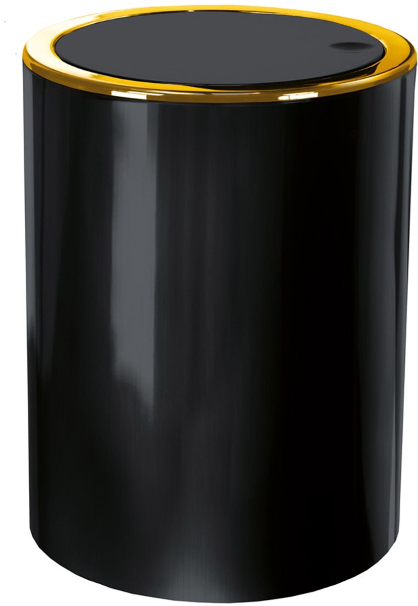 Kleine Wolke Afvalemmer Golden Clap Black