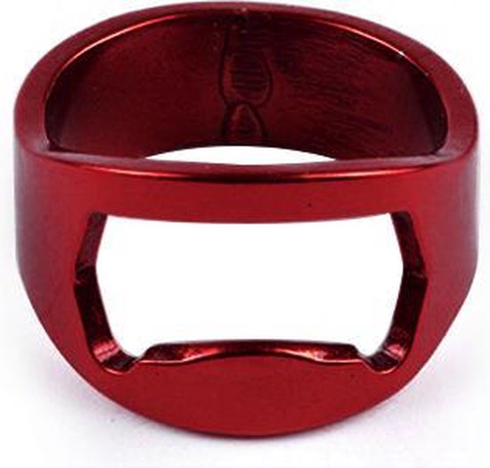 Ring Bieropener Flessenopener | Rood