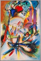 JUNIQE - Poster met kunststof lijst Kandinsky - Komposition Zwecklos