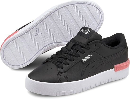 Puma Sneakers - Maat 38.5 - Meisjes - zwart - roze - wit | bol.com