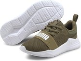 Puma Sneakers - Maat 28 - Unisex - olijfgroen - wit