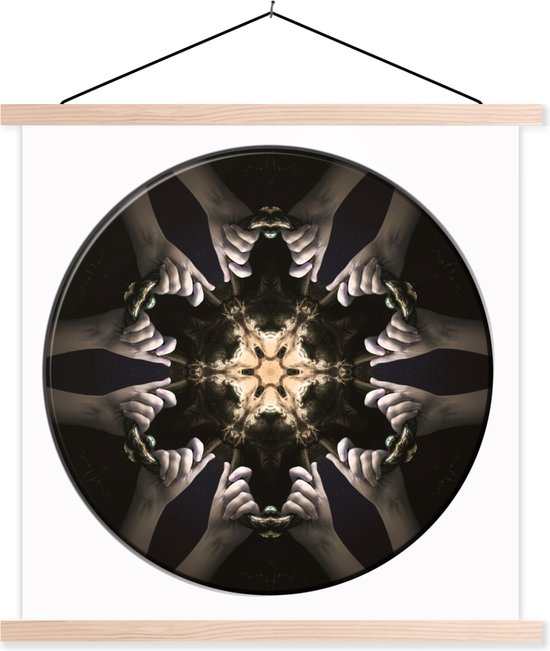 Médaillon Décoratif En PU Pour Plafond - 26cm Ou 35cm, Blanc, Facile à Poser Sans Percer - 10