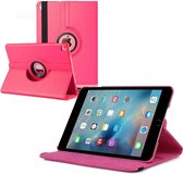 iPad Pro 9.7 Hoes Cover 360 graden Multi-stand Case draaibare donker roze