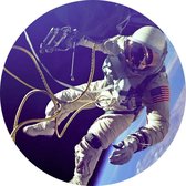 Astronaut Gemini 4 first in outer space (ruimtevaart) - Foto op Behangcirkel - ⌀ 100 cm