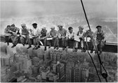 Lunch atop a Skyscraper - Foto op Posterpapier - 59.4 x 42 cm (A2)