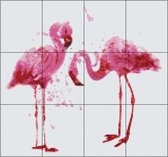 PIXELHOBBY FLAMINGOES - 12PLATEN - 194MATJES