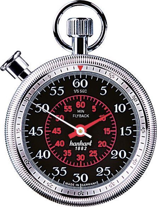 Hanhart Classic Rallye Stopwatch 185.87605E 1/5 sec megaminute