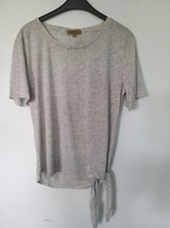 T-shirt - Grijs met gouden glitter - David & Alex - Maat L