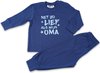 Fun2Wear - Pyjama Lief Als Oma - Navy Blauw - Maat 80 - Jongens