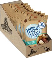 John Altman noten - Sea Salt noten mix   Gezouten nootjes - vegan - duurzame verpakking - 100% natuurlijk - perfect voor onderweg - geen kunstmatige toevoegingen - 10x 45g