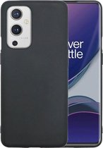 OnePlus 9 hoesje zwart siliconen case hoes cover hoesjes