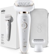 Braun Silk-épil 9 Flex Epilator voor vrouwen, Design Editie met Reisetui - Wit