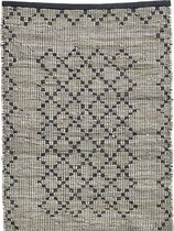 NORDAL handgeweven lederen tapijt CHINDI